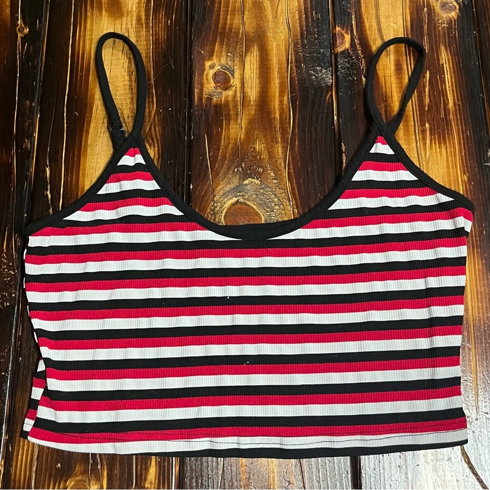 Simple striped tank top.